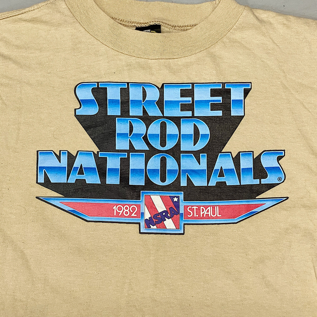 80s Street Rod Nationals NSRA Hot Rod 1984 Ringer t-shirt Medium