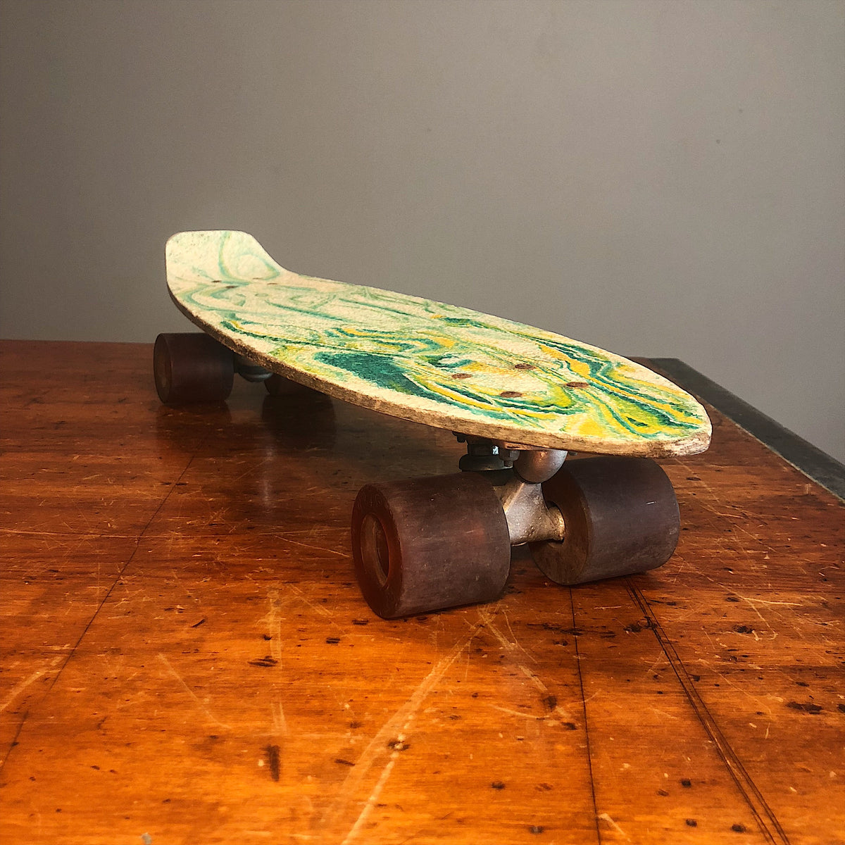 Vintage NONA Skateboard from 1970s Costa Mesa California Scene