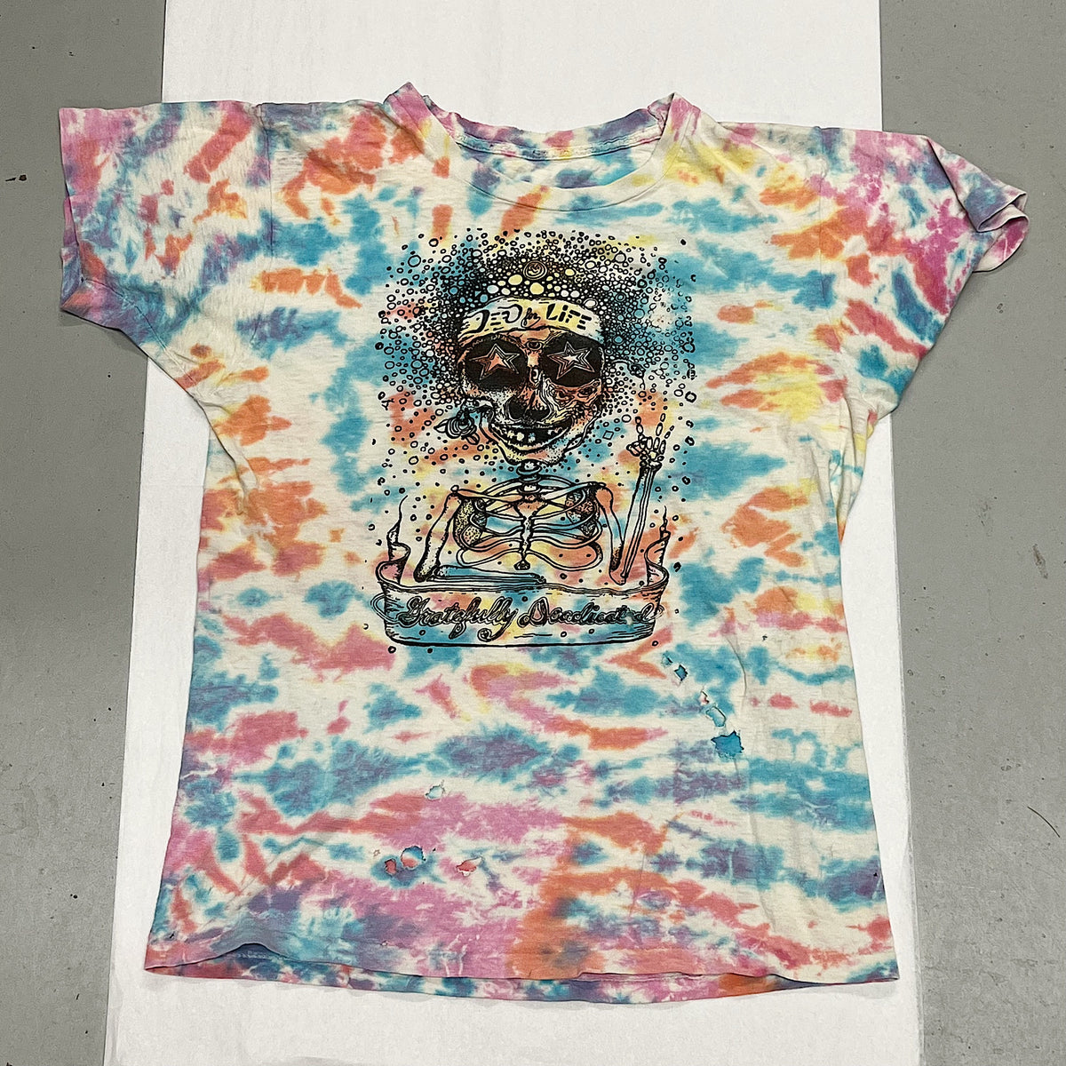 Rare 1980s Grateful Dead Parking Lot T Shirt | Dark Star – Mad Van