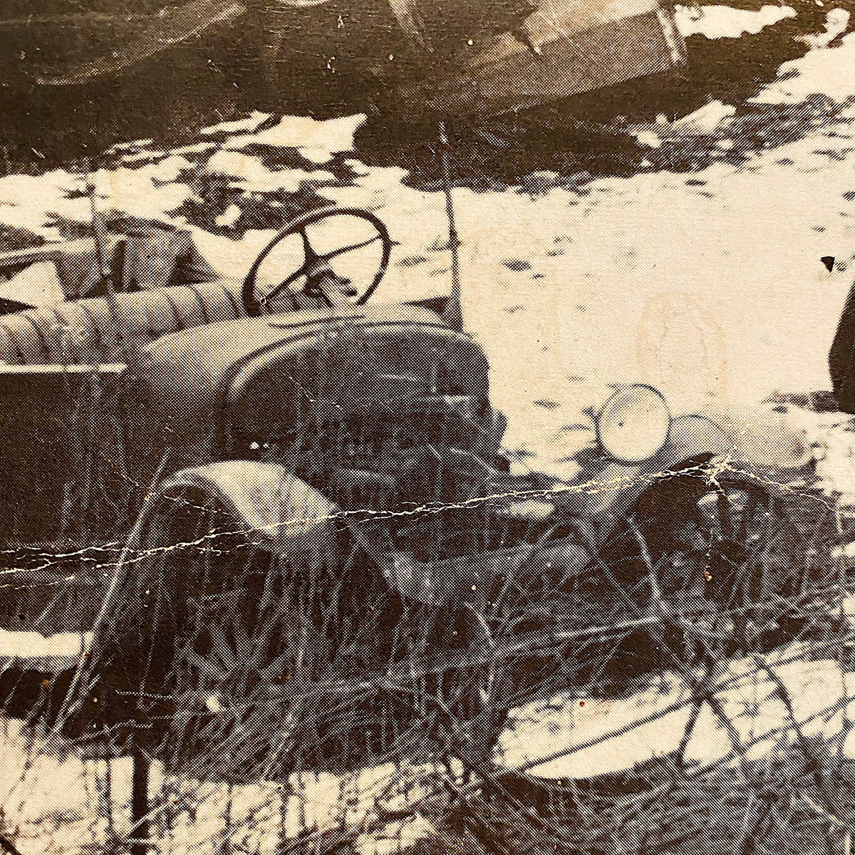 Large Model T Junkyard Photograph Print 20 x 16 1950s? Mad Van Antiques