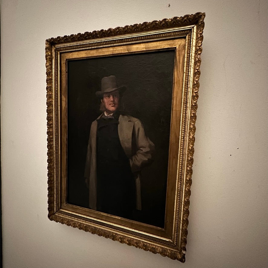 19th Century Old West Painting of Western Gentleman | 1800s