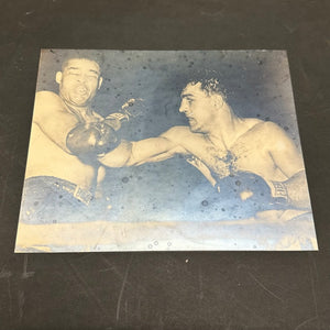 1950s Rocky Marciano Photograph of Boxing Fight | AS IS