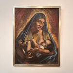 1950s Painting of African American Madonna and Child