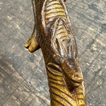 Antique Folk Art Hunters Cane of Eagle with Glass Eyes | 1880