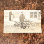Antique Full View Indian Motorcycle Postcard | Early 1900s