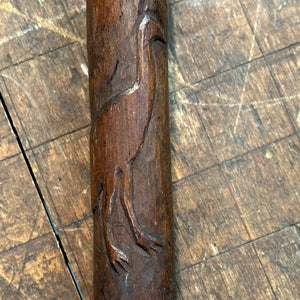 Antique California Folk Art Cane of Nature | South Fork Lake