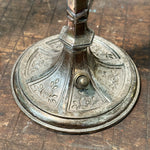 1920s Steuben Boudoir Lamps with Aurene Trumpet Shades | Nickel