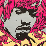 1960s Jimi Hendrix Blacklight Poster titled “Mr Experience” | 1967
