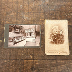 Antique Interior Studio Photograph from Late 1800s Gallery