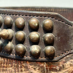 Antique Studded Dog Collar with "Bob Rinkers" Tag | Early 1900s