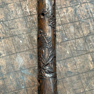 Antique California Folk Art Cane of Nature | South Fork Lake