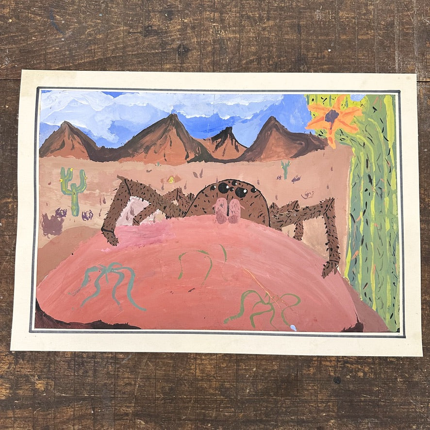 1980s Unusual Archive of 7th Grade Paintings | Price Is Per Painting