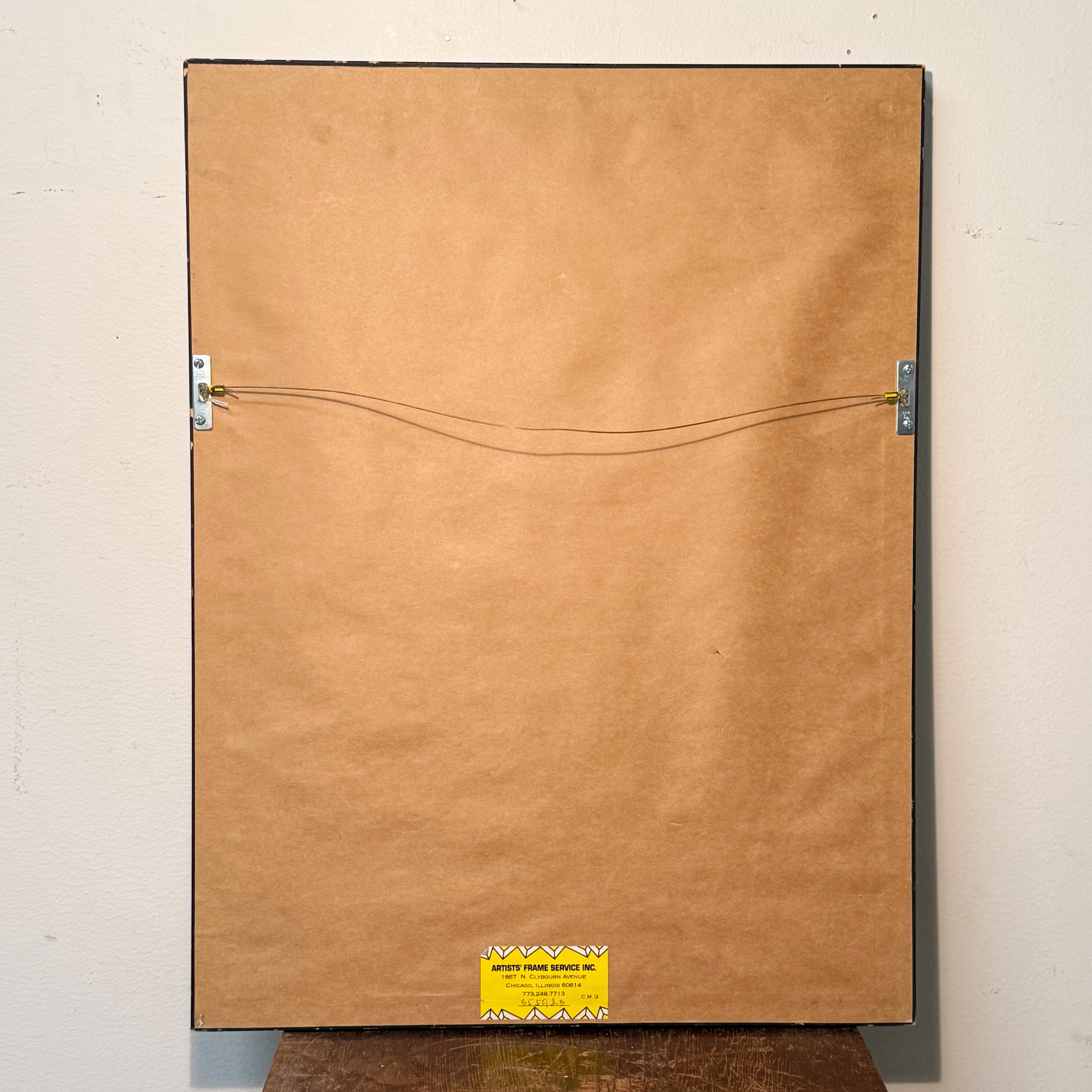 1970s Meir Pichhadze Original Surrealist Painting