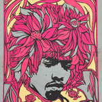 1960s Jimi Hendrix Blacklight Poster titled “Mr Experience” | 1967