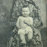 Antique Tintype of Ghost Mother Holding Baby | 1800s