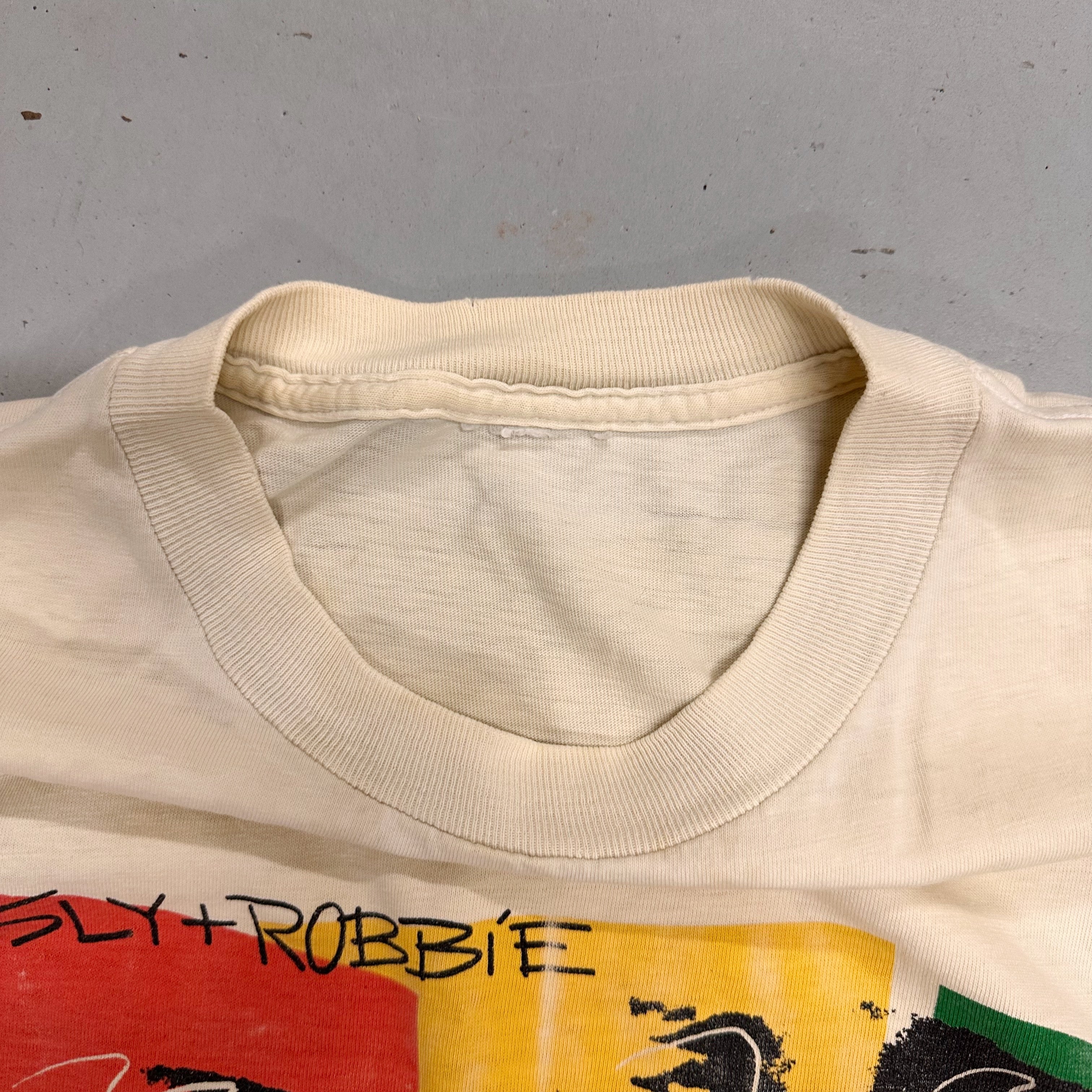 1980s Sly and Robbie T Shirt for The Summit | Roots Reggae AS IS