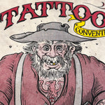 1980s Greg Irons Tattoo Convention Print on Fabric | 1980