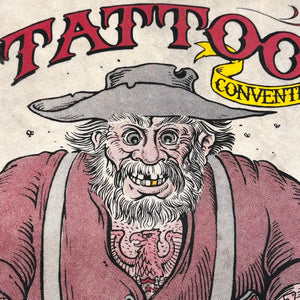 1980s Greg Irons Tattoo Convention Print on Fabric | 1980