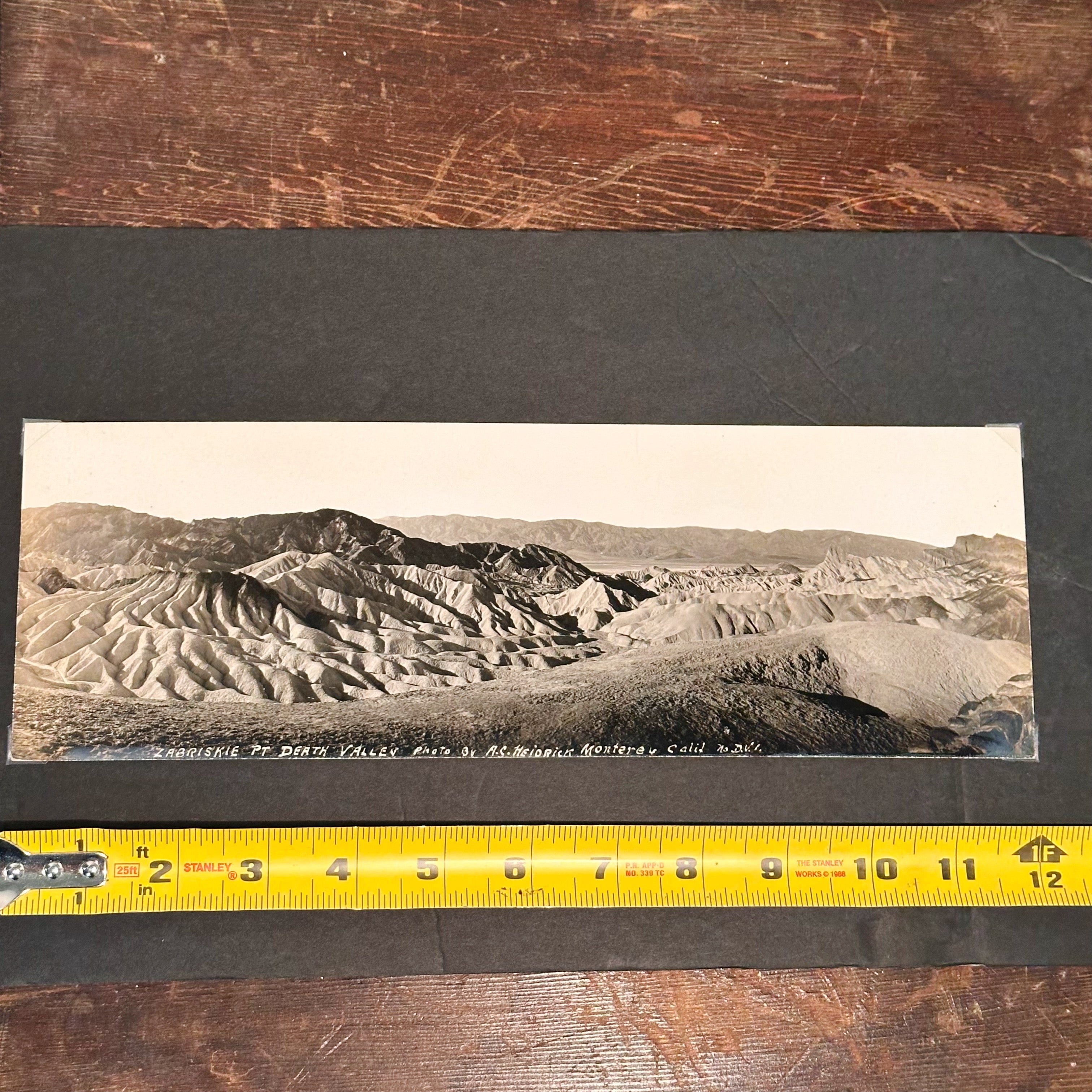 Early Death Valley Panoramic Photograph by A.C. Heidrick
