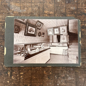Antique Interior Studio Photograph from Late 1800s Gallery