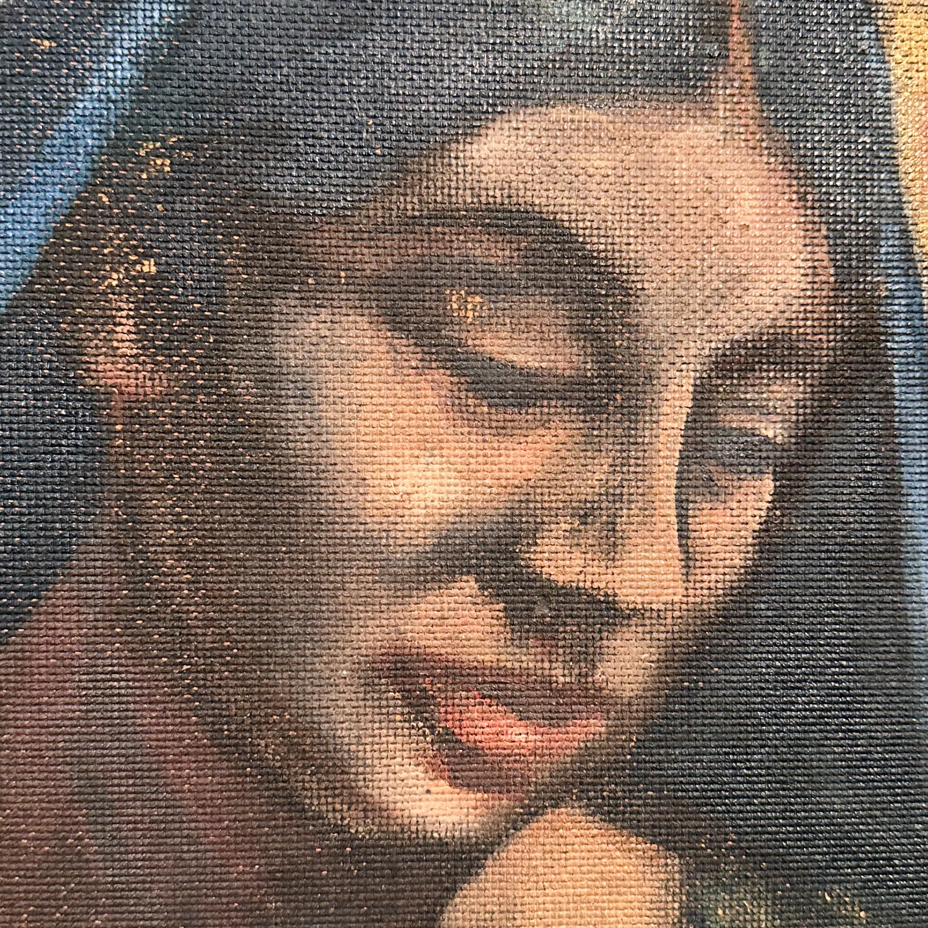 1950s Painting of African American Madonna and Child