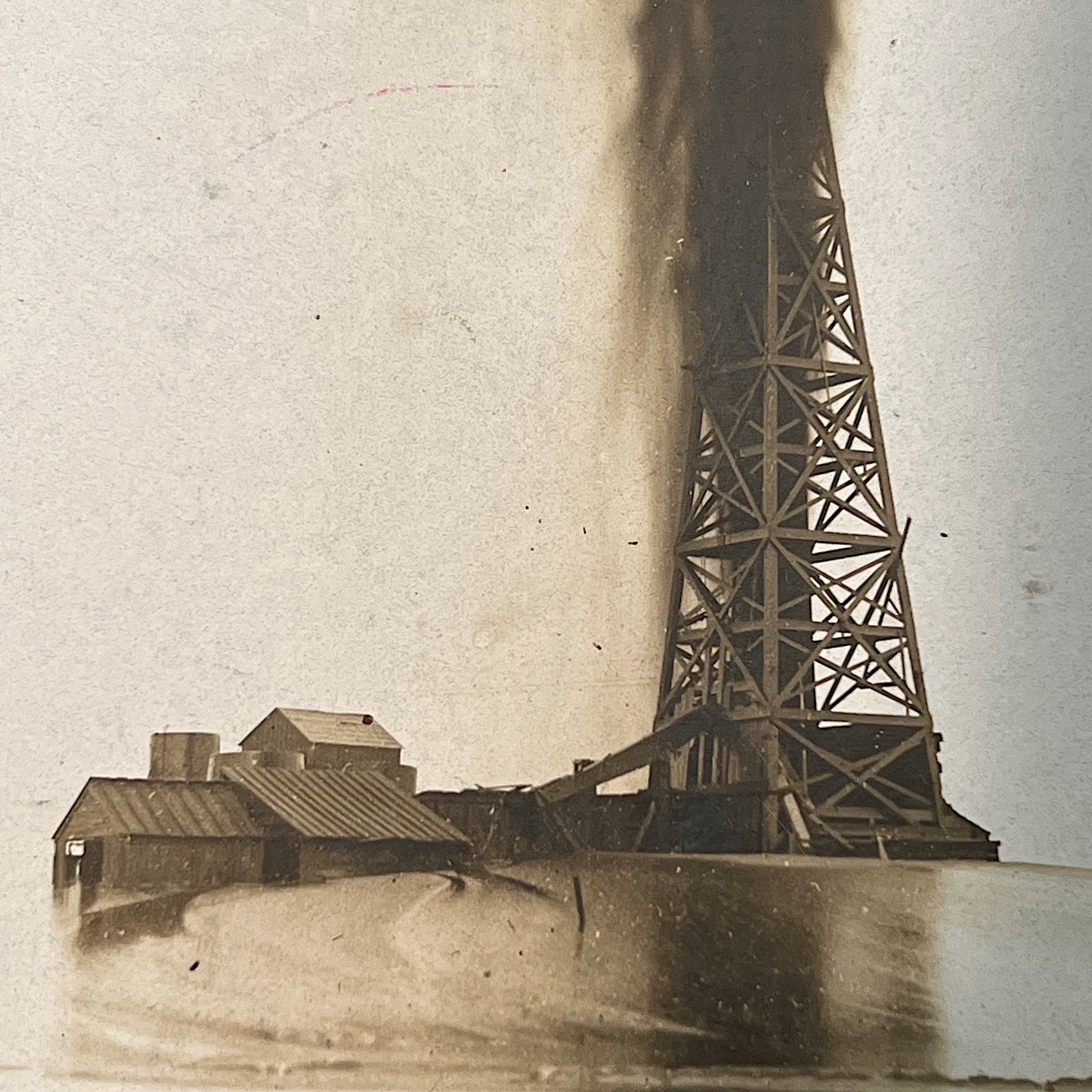 Gusher Exploding Oil Well Gusher