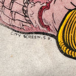 1980s Greg Irons Tattoo Convention Print on Fabric | 1980