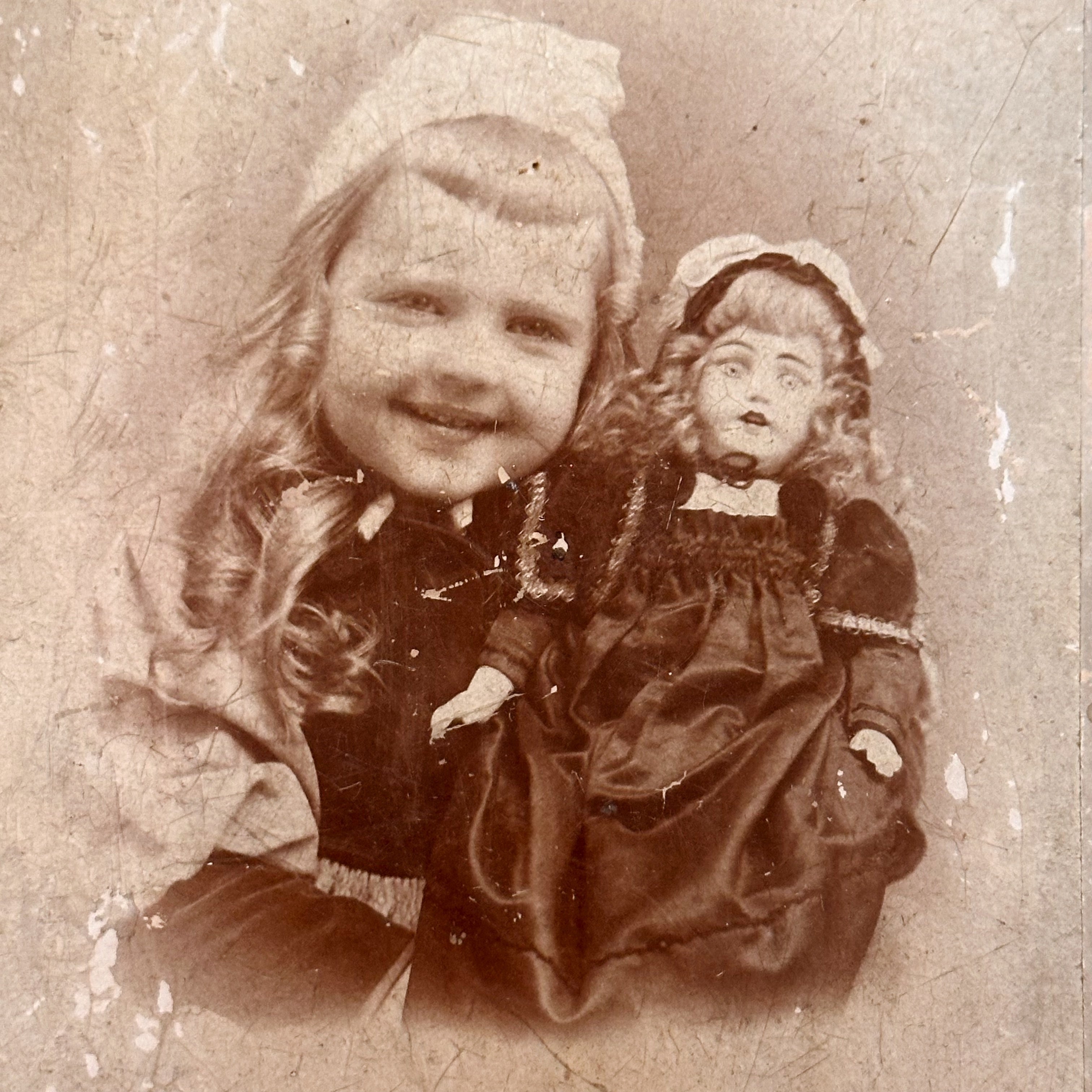 Antique Interior Studio Photograph from Late 1800s Gallery