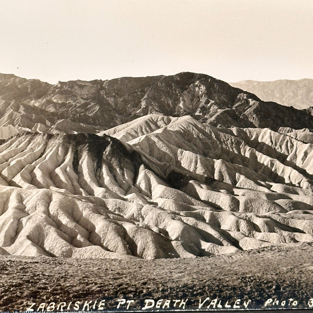 Early Death Valley Panoramic Photograph by Anton C. Heidrick - Zabriskie Point - California Photography Landscapes - Ansel Adams Style