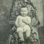 Antique Tintype of Ghost Mother Holding Baby | 1800s