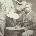 Antique Occupational Photograph of Painters in Unusual Pose