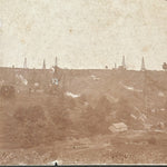 Rare Antique Oil Field Photograph of Boomtown - There Will Be Blood - Rare Oil Field Photography - Location Unknown - Turn of the Century History