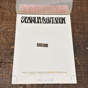 1960s Joshua Light Show Original Ephemera Archive