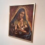 1950s Painting of African American Madonna and Child