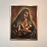 1950s Painting of African American Madonna and Child