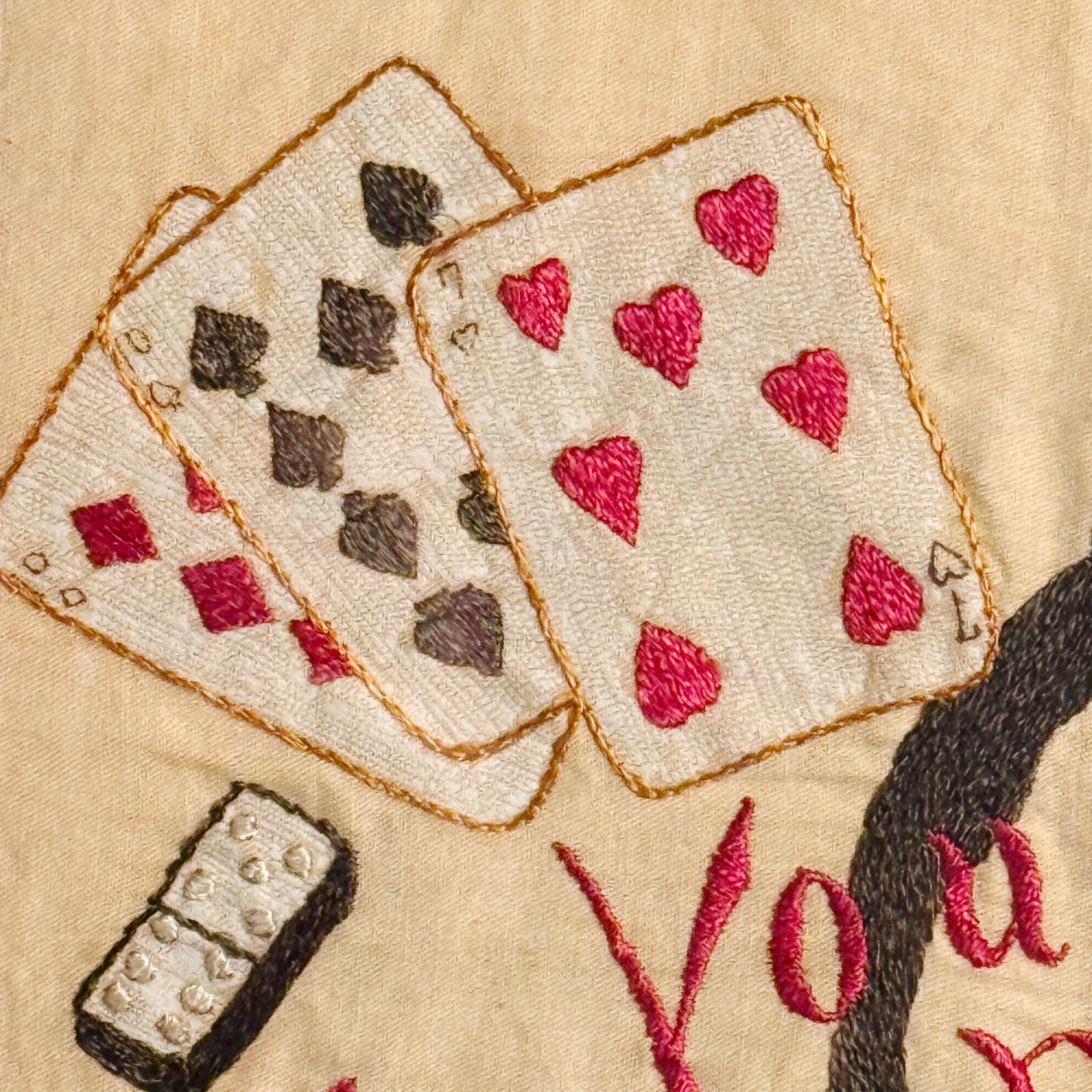 Antique Textile Folk Art by Sailor or Tramp | Vices Gambling