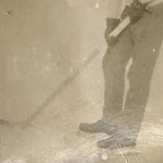 Antique Tintype of Early Ice Hockey Player | Rare Sports Photo
