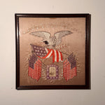 Early 1900s Souvenir Silk Embroidery of Military Hawaiian Cruise