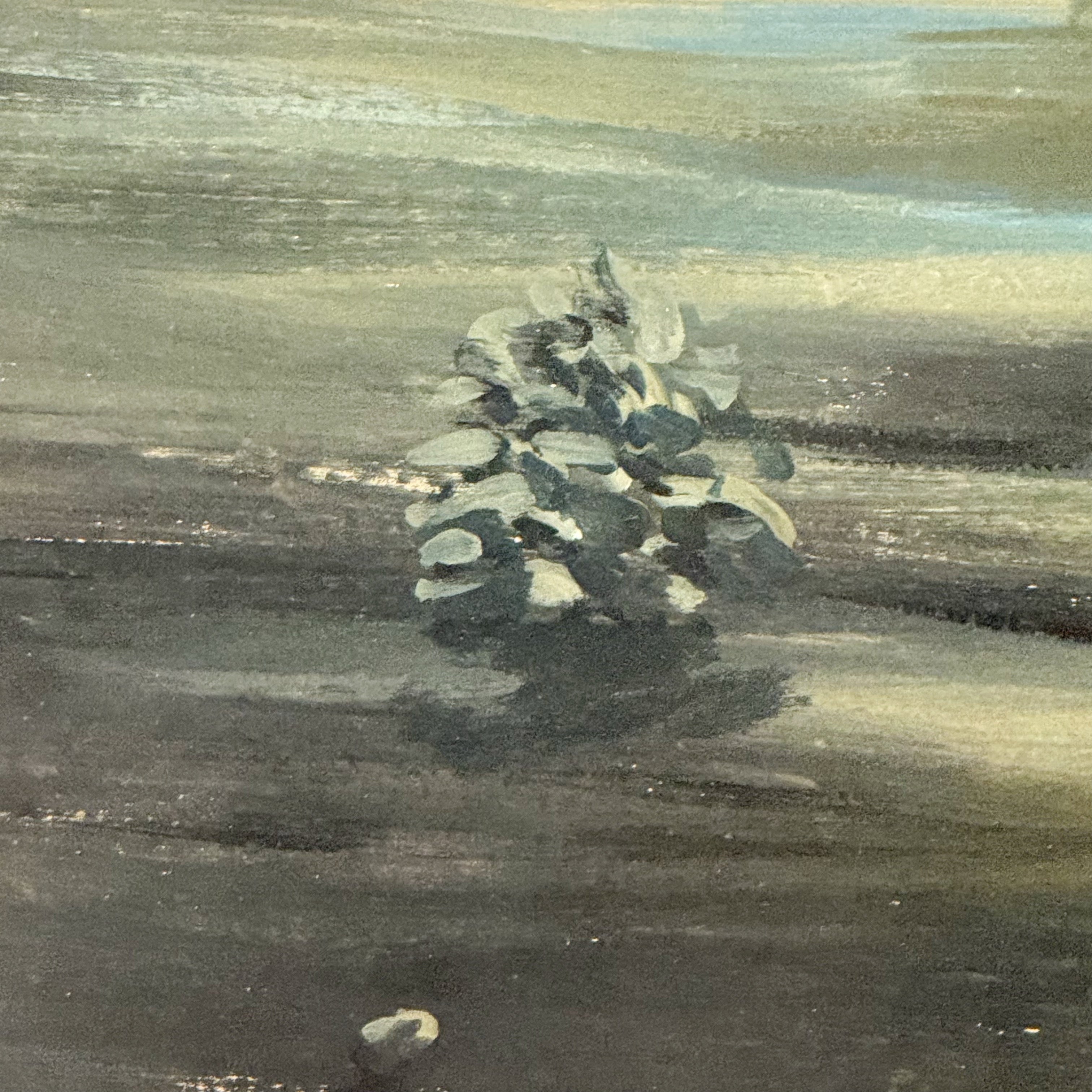 1970s Meir Pichhadze Original Surrealist Painting