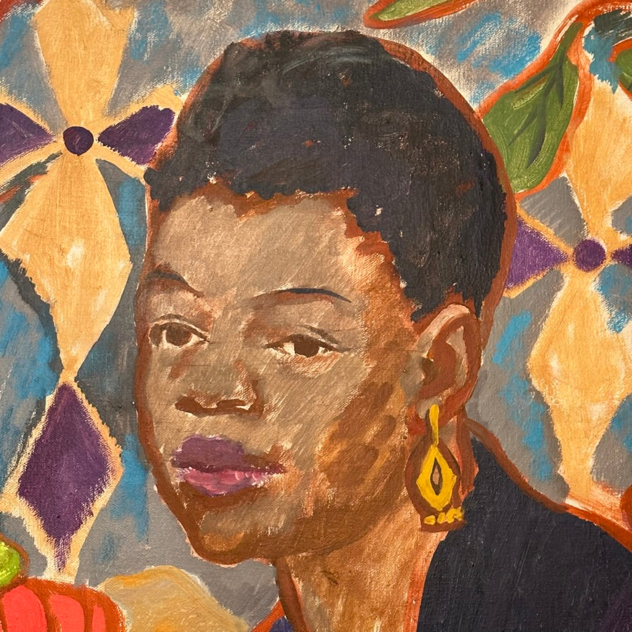 Adelheid Flatau Hirsch Painting of African American Woman | 1964