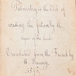 1800s Occult Handwritten Translation of Palmistry Physiognomy Astrology Dream Interpretation Cabalistique - Female Ghost Writer Manuscript
