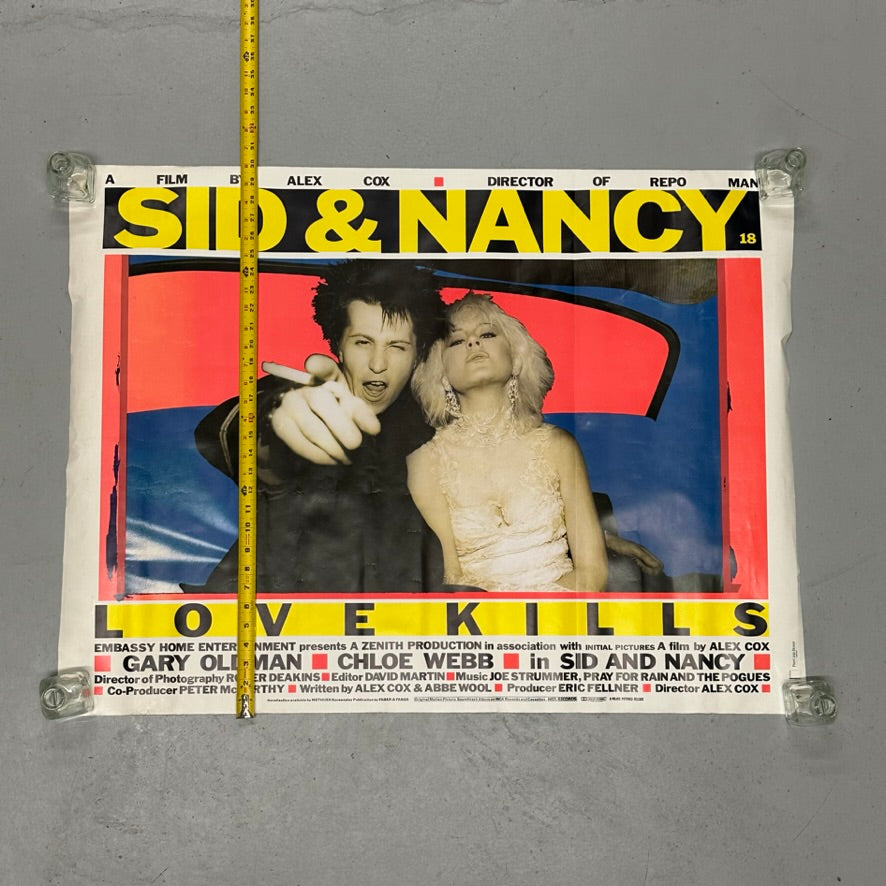 Sid and Nancy Authentic Movie Poster from U.K. | 1986