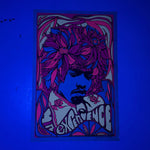 1960s Jimi Hendrix Blacklight Poster titled “Mr Experience” | 1967