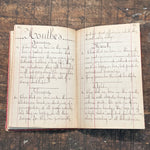 1800s Occult Handwritten Translation of Palmistry Physiognomy Astrology