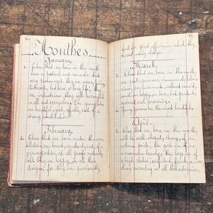 1800s Occult Handwritten Translation of Palmistry Physiognomy Astrology