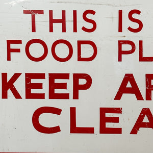 1950s Industrial Food Plant Sign from Pabst Brewery | 36" x 24"