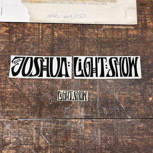 1960s Joshua Light Show Original Ephemera Archive