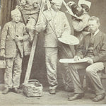 Antique Occupational Photograph of Painters in Unusual Pose