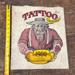 1980s Greg Irons Tattoo Convention Print on Fabric | 1980