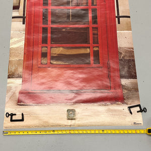 Rare 1970s London Red Telephone Booth Poster by Verkerke | Banksy